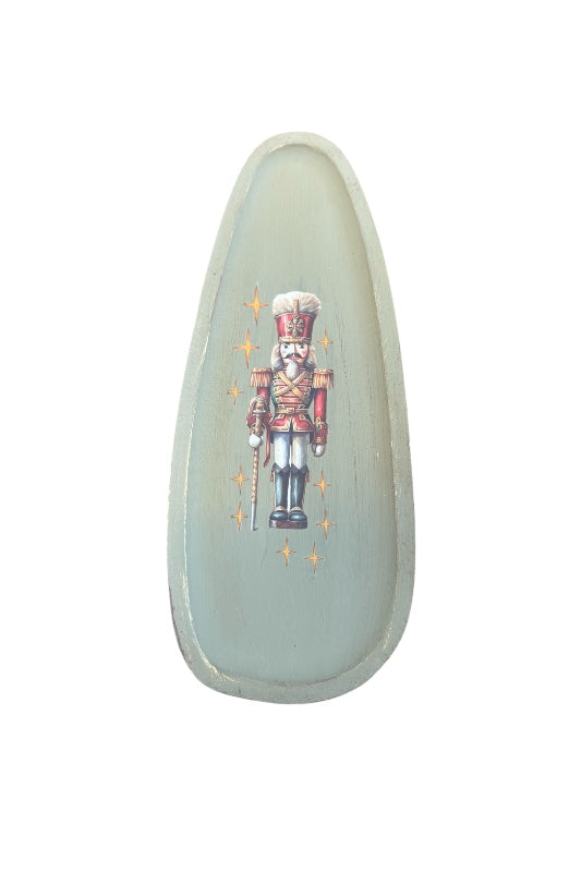 Dísz tálca karácsonyi mintás Diótörő