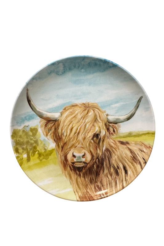 Tányér állat mintás