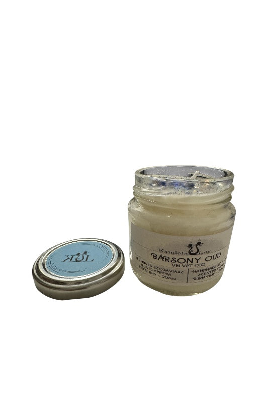 KandelaLux illatgyertya Bársony oud 20 órás kis csupor