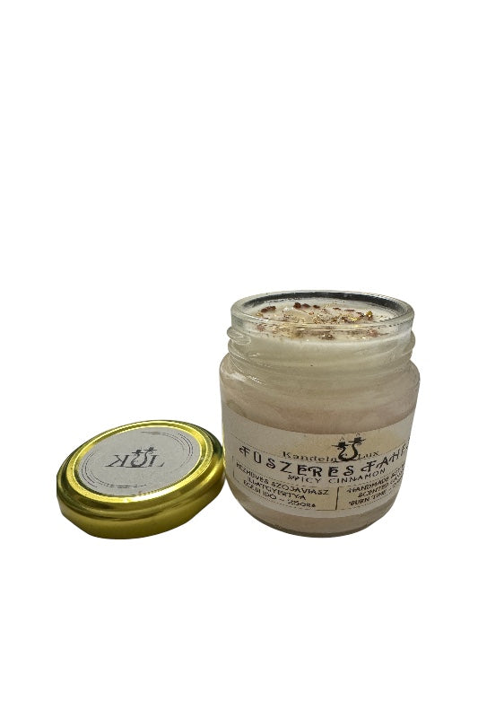 KandelaLux illatgyertya Fűszeres fahéj 20 órás