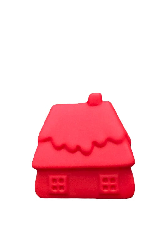 Házikó világító piros