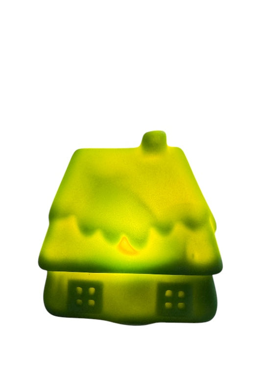 Házikó világító zöld