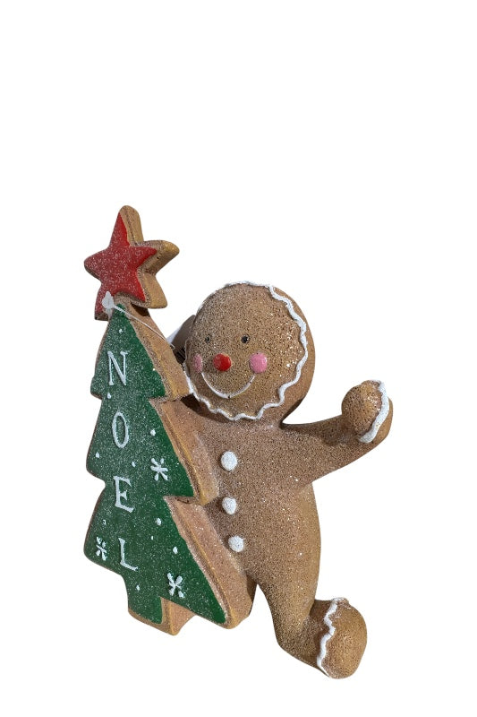 Mézi szobor karácsonyfával