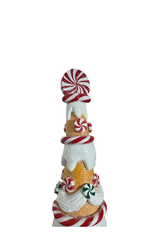 Karácsonyfa csillámos nagy méretű