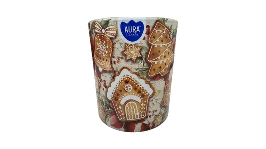 Aura illatgyertya mézeskalács