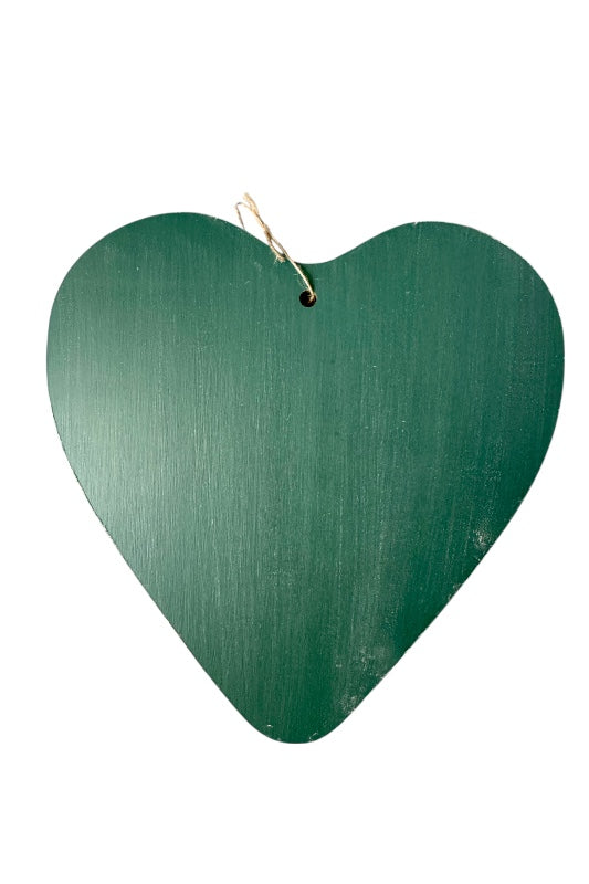 Szív alakú fali dekor, erdő