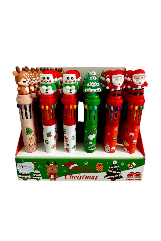 Karácsonyi toll többszínű, többféle