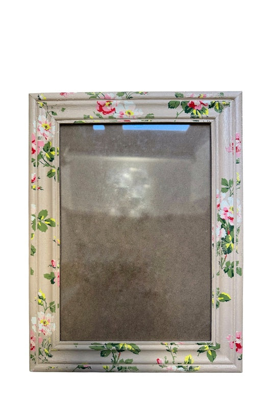 Képkeret festett vintage virágos