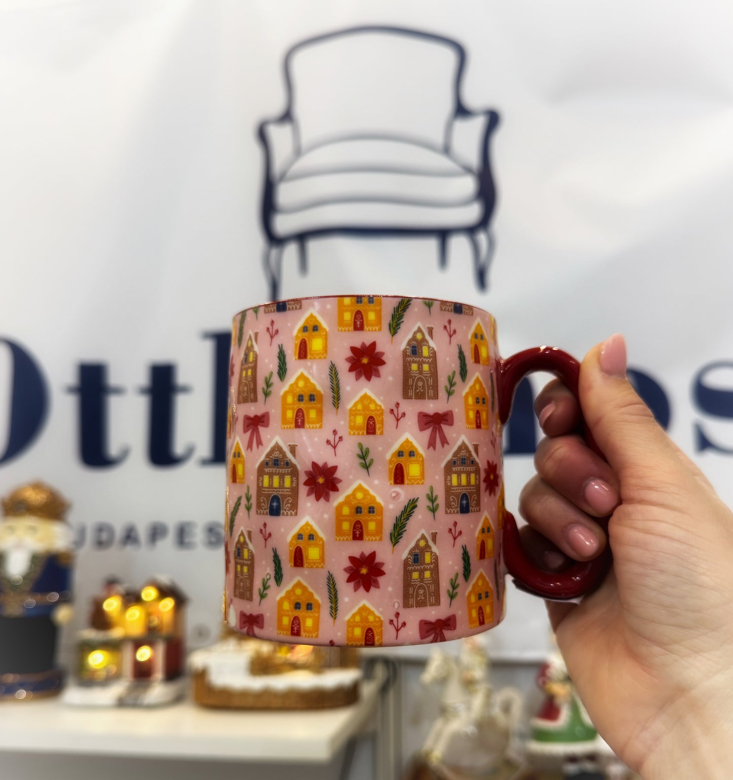 Bögre karácsonyi házikós