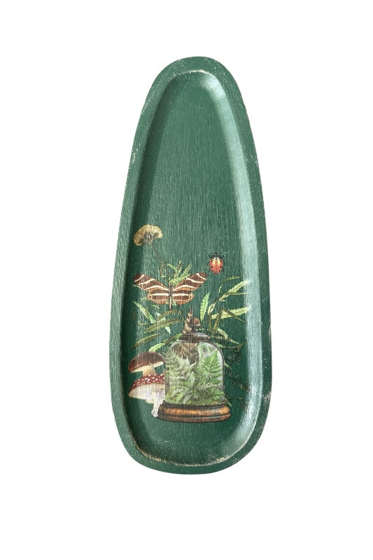 Dísz tálca botanika