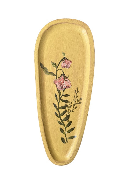 Dísz tálca virágos