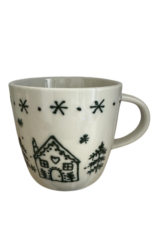 Bögre karácsonyi házikós