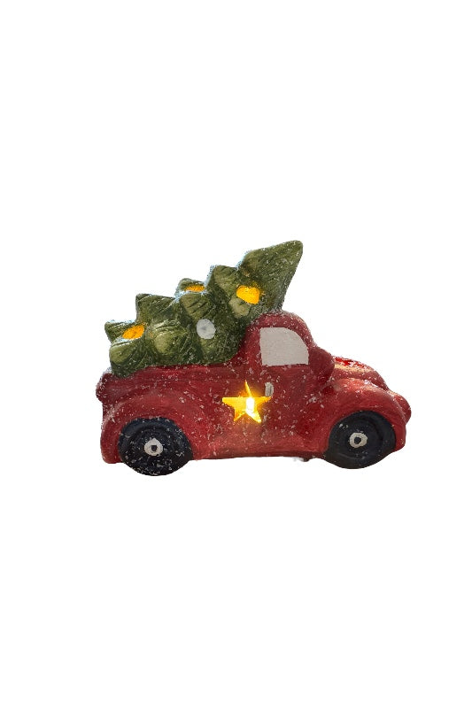 Karácsonyi dekoráció autó LED-es