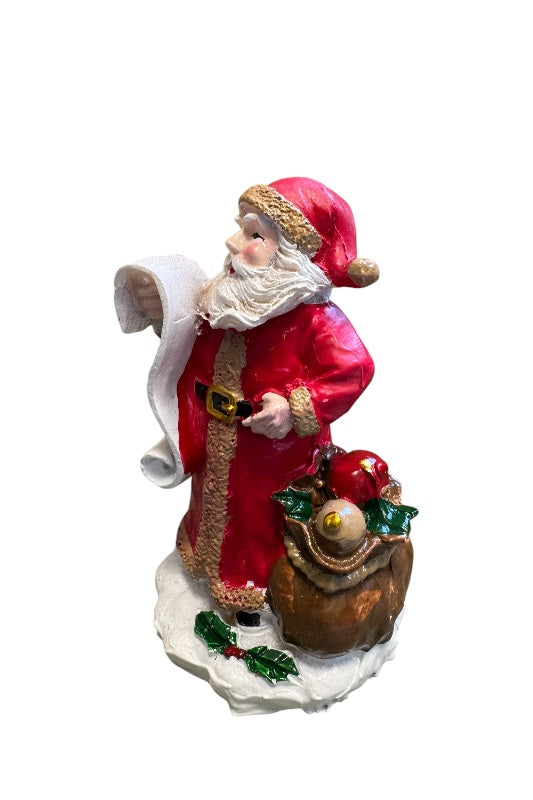 Karácsonyi dekoráció Mikulás listával