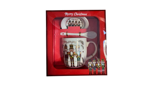 Ajándék bögre szett karácsonyi 3db-os Diótörő