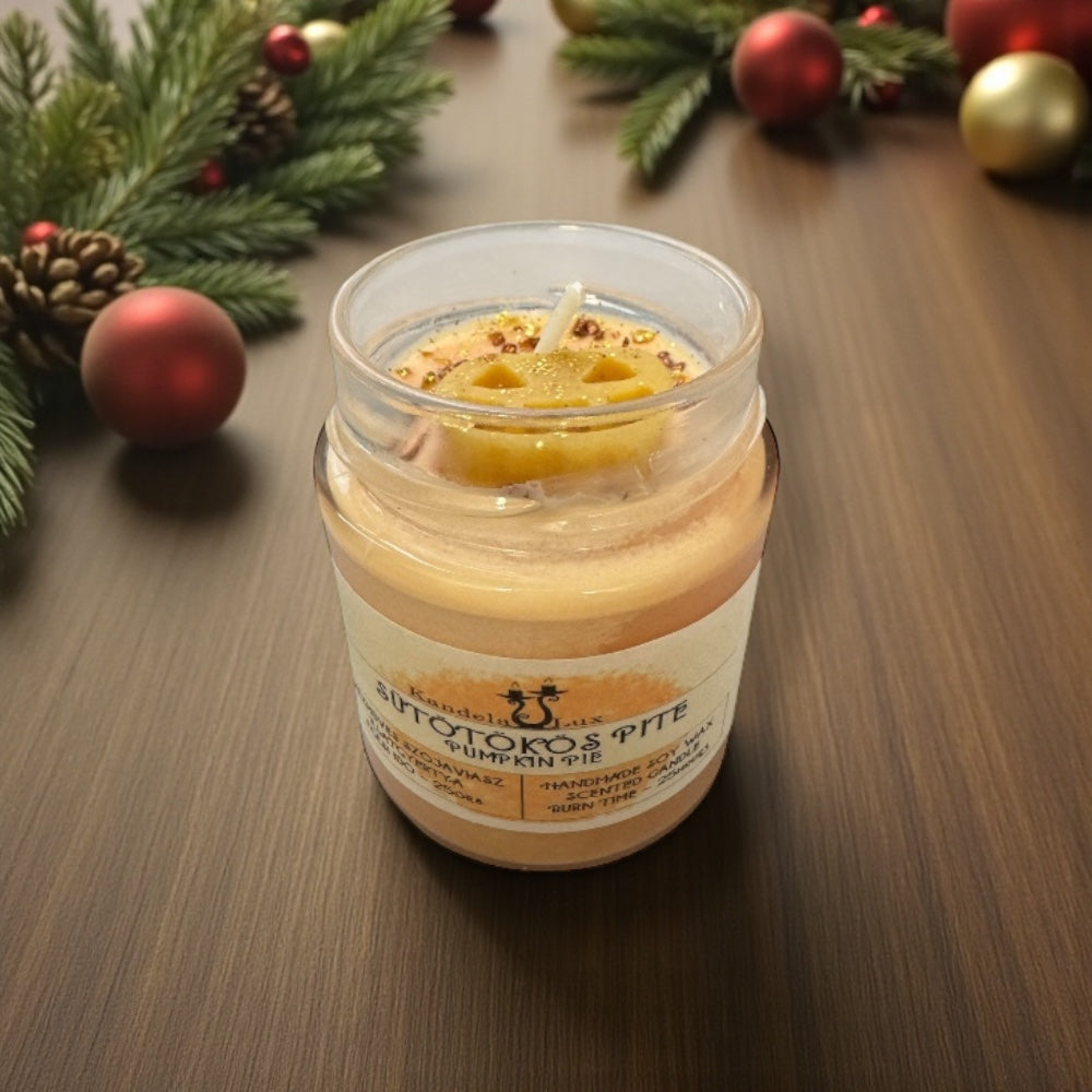 KandelaLux illatgyertya Sütőtökös pite 25 órás nagy csupor