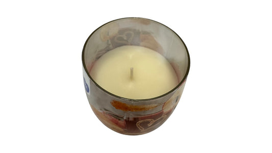 Aura illatgyertya almás-fahéjas