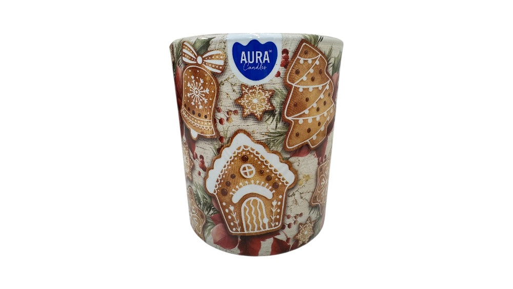 Aura illatgyertya mézeskalács